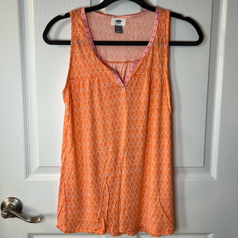 Old Navy Women’s Diamond Print Tank Top Size Medium